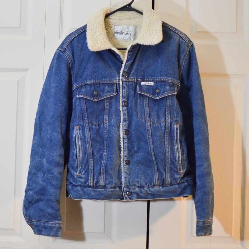 80’s Denim Sherpa Jacket